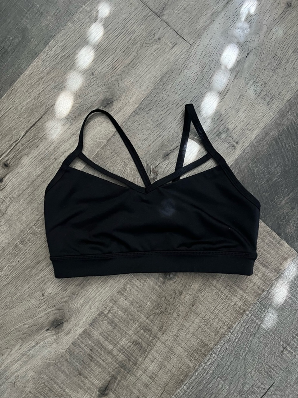 Z by Zella Black Strappy Bralette - Women Intimates & Sleepwear